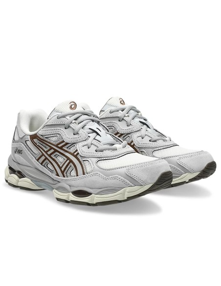 Asics Gel-NYC Cream Cement Grey sneakers mixte rétro
