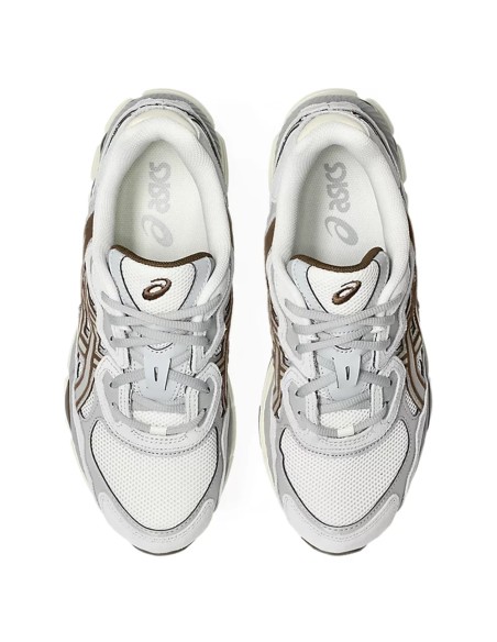Asics Gel-NYC Cream Cement Grey sneakers mixte rétro