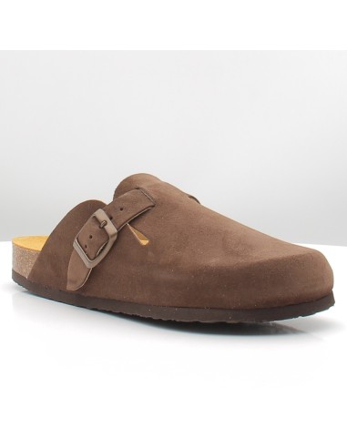 Sabots Femme Plakton Blogg Marron – Mules Cuir Confort Semelle Liège