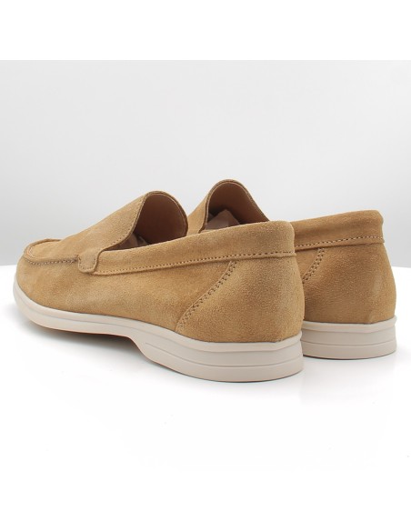 DJ Santa 4110 Daim Mushroom | Mocassins Homme