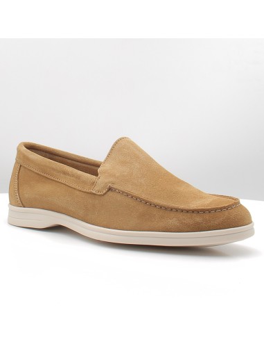 DJ Santa 4110 Daim Mushroom | Mocassins Homme