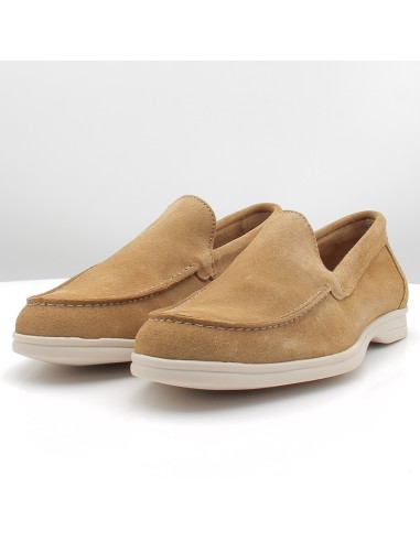 DJ Santa 4110 Daim Mushroom | Mocassins Homme