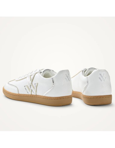 Baskets femme Vanessa Wu Aura Initials blanc BK2836BA