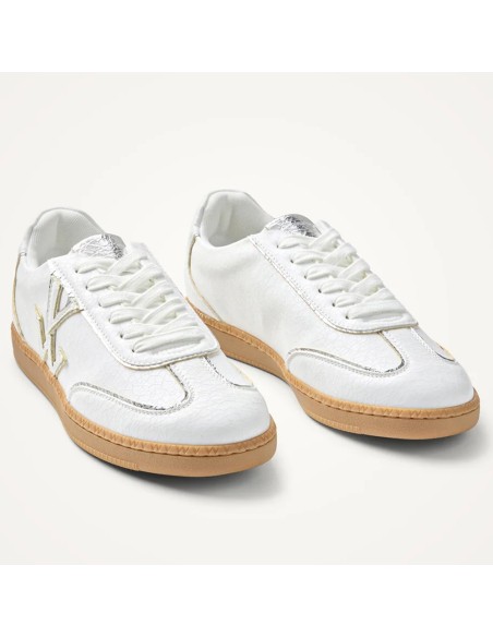 Baskets femme Vanessa Wu Aura Initials blanc BK2836BA
