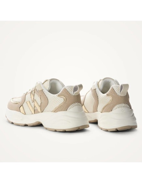 Baskets femme Vanessa Wu Jillian beige BK2811BG