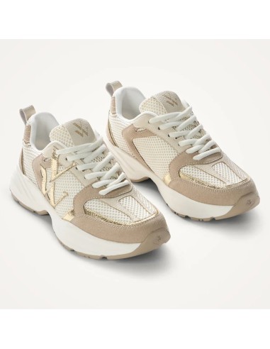 Baskets femme Vanessa Wu Jillian beige BK2811BG