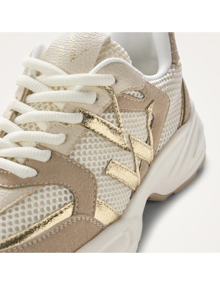 Baskets femme Vanessa Wu Jillian beige BK2811BG