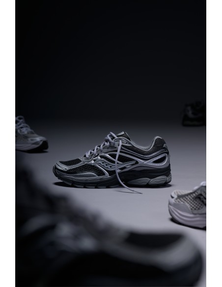 Baskets homme Saucony ProGrid Omni 9 noir & argent – running rétro