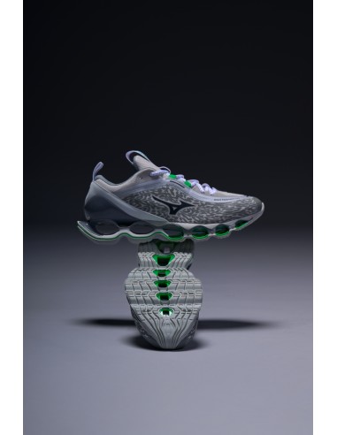 Mizuno Wave Prophecy 13.2 Homme – Sneakers grises et vertes