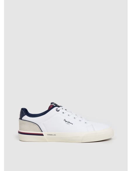 Baskets de Ville Homme Pepe Jeans Kenton Campus M White PMS300011