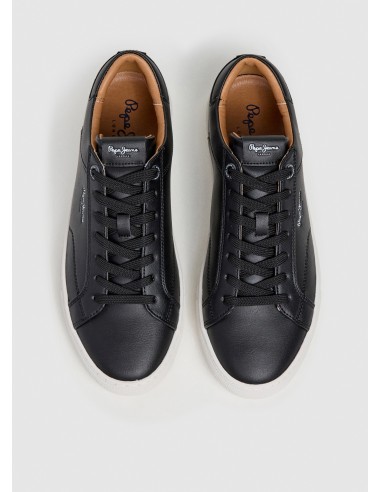 Pepe Jeans Joe Basic Black Homme | Baskets de Ville Noires
