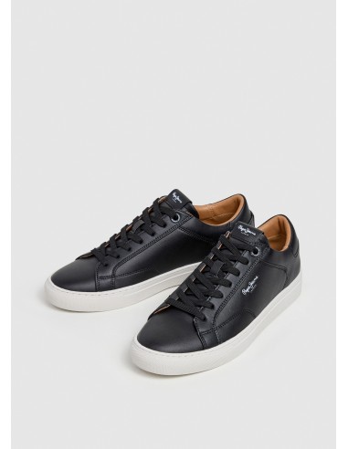 Pepe Jeans Joe Basic Black Homme | Baskets de Ville Noires