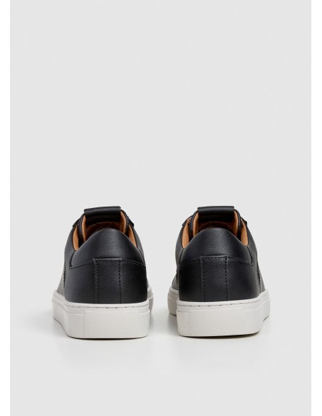 Pepe Jeans Joe Basic Black Homme | Baskets de Ville Noires