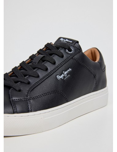 Pepe Jeans Joe Basic Black Homme | Baskets de Ville Noires