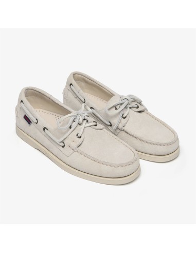 Chaussures bateau homme Sebago Docksides Portland suede beige 7111PTW-A1M