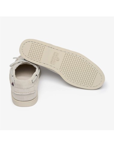Chaussures bateau homme Sebago Docksides Portland suede beige 7111PTW-A1M