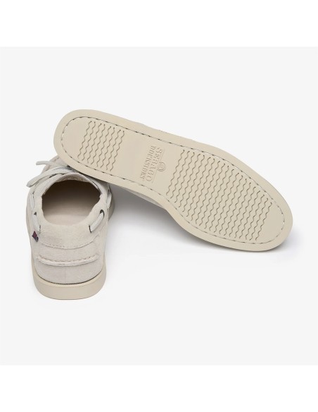 Chaussures bateau homme Sebago Docksides Portland suede beige 7111PTW-A1M