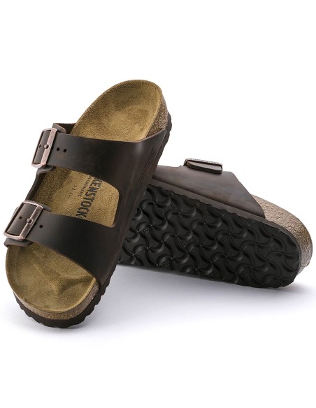 Birkenstock Arizona Homme Oiled Leather Habana - Mules 52531