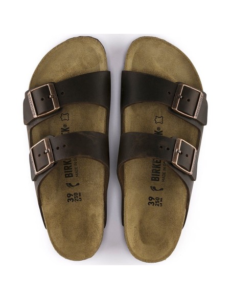 Birkenstock Arizona Homme Oiled Leather Habana - Mules 52531