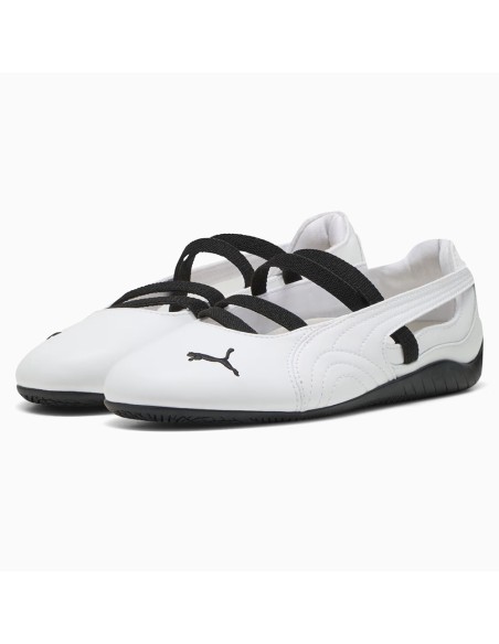 Ballerine Puma Speedcat Ballet Lth Femme White Black – Chaussures Plates Tendance