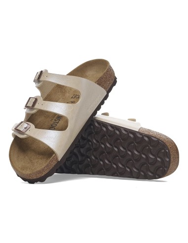 Birkenstock Florida Graceful Pearl White | Mules Femme