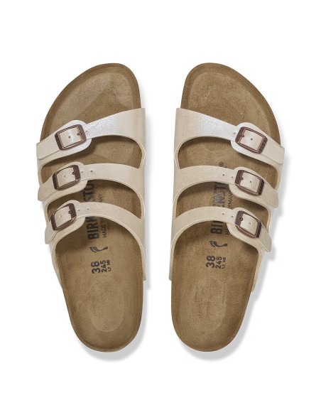 Birkenstock Florida Graceful Pearl White | Mules Femme