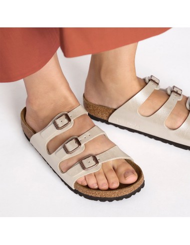 Birkenstock Florida Graceful Pearl White | Mules Femme