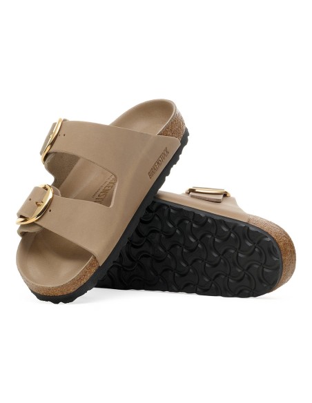 Birkenstock Arizona Big Buckle Femme Oiled Leather Tabacco - Mules 1030395