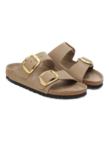 Birkenstock Arizona Big Buckle Femme Oiled Leather Tabacco - Mules 1030395