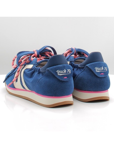 Baskets femme Back 70 Rocket bleu rose 108035-000030