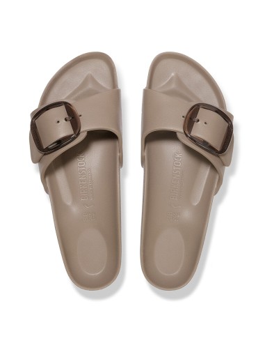 Mules Femme Madrid Big Buckle EVA Taupe Légères & Été