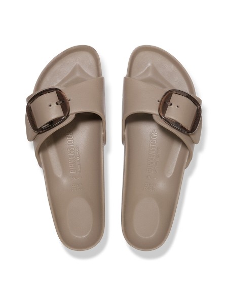 Mules Femme Madrid Big Buckle EVA Taupe Légères & Été