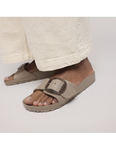 Mules Femme Madrid Big Buckle EVA Taupe Légères & Été