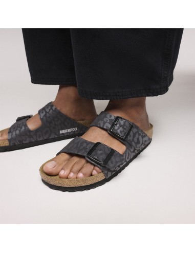 Birkenstock Arizona Femme Leo Black - Mules Confort 1030563