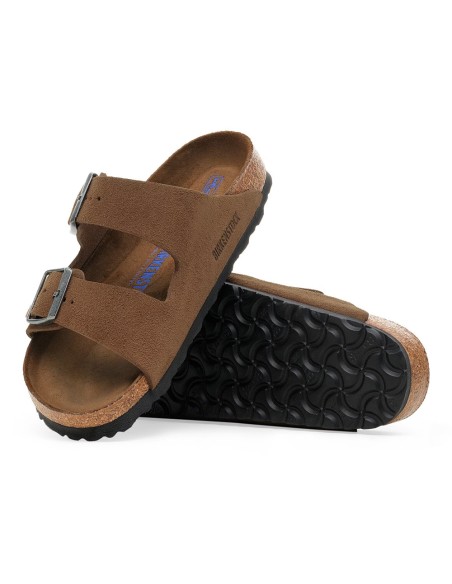 Birkenstock Arizona Homme Cuir Marron Dark Tea - 1030863