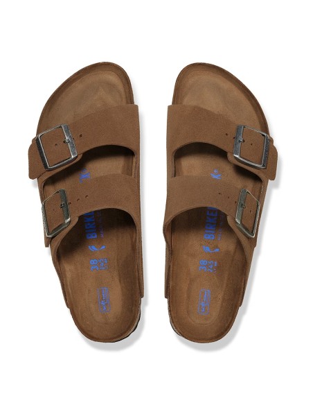Birkenstock Arizona Homme Cuir Marron Dark Tea - 1030863