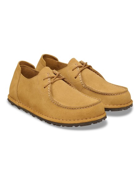 Chaussures Birkenstock Utti Lace femme cork brown daim casual chic