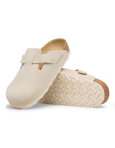 Sabots Birkenstock Boston Femme Suede Oyster - 1031662