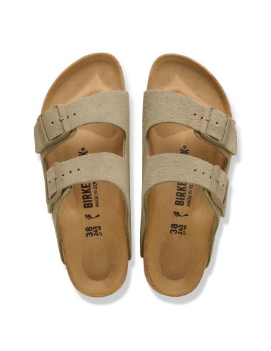 Mules unisexe Birkenstock Arizona suede leather taupe 1031998