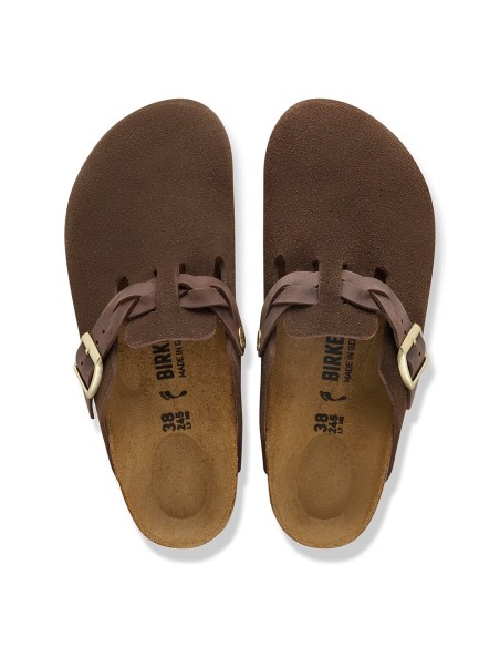 Birkenstock Boston Braided Femme Suede - Sabots 1031716