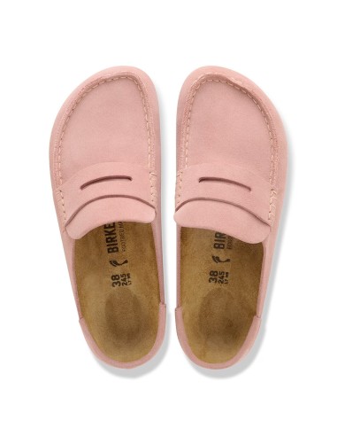 Birkenstock Naples Wrapped Femme Suede Pink Clay - Mocassins 1031683