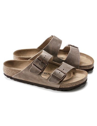 Mules unisexe Birkenstock Arizona oiled leather brown 352201