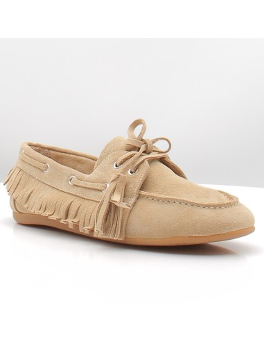 Mocassins femme Gloria Darcie beige MR6514 suède