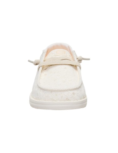 Derbies femme Hey Dude Wendy Sequin Lace ivory 45478-105