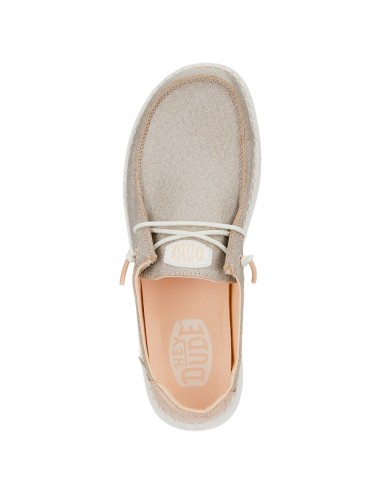Mocassins Femme Dude Wendy Metallic Sparkle – Légers et Brillants
