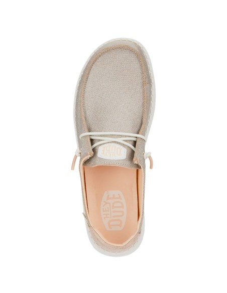 Mocassins Femme Dude Wendy Metallic Sparkle – Légers et Brillants