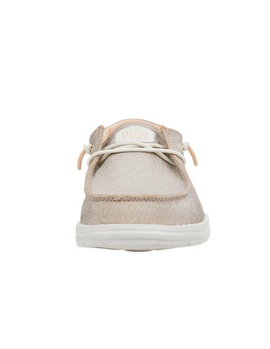 Mocassins Femme Dude Wendy Metallic Sparkle – Légers et Brillants
