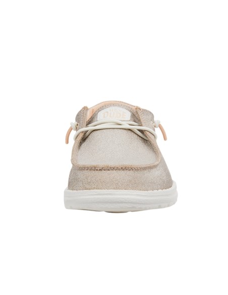 Mocassins Femme Dude Wendy Metallic Sparkle – Légers et Brillants