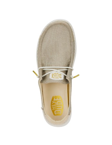 Derbies femme Hey Dude Wendy Metallic Sparkle gold 41082-710