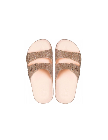Mules Enfant Cacatoès Trancoso Glitter Nude Confort & Style Été